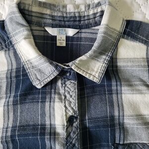 Time and Tru long sleeve plaid shirt